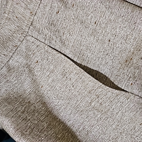 NWT Jones New York Pencil Skirt Gold Tan Pockets Back Slit 12 - Picture 7 of 8